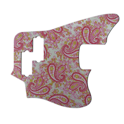 Jaguar Bass Pickguard - Paisley